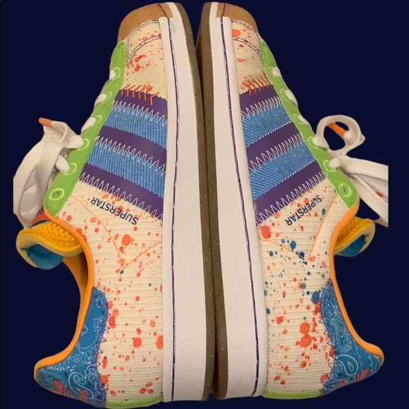 adidas Originals | Shoes | Adidas Superstar G2 Cm 20 X Seed Paint Splattered 2022 | Poshmark